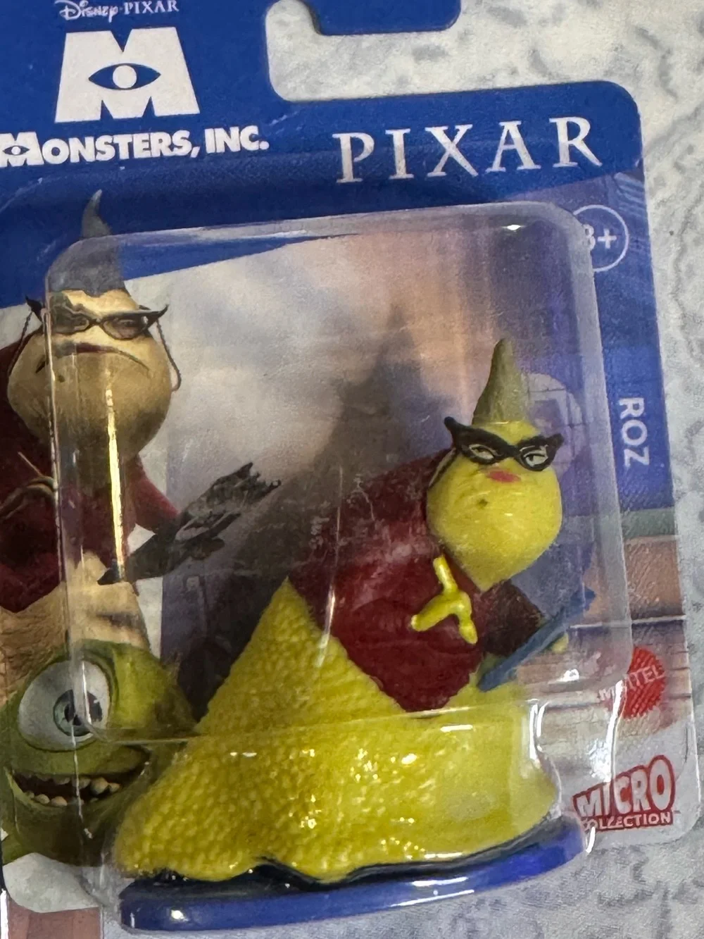 Mattel Monsters, Inc. Micro Figures Set - Sully, Mike, Randall, Boo & Roz